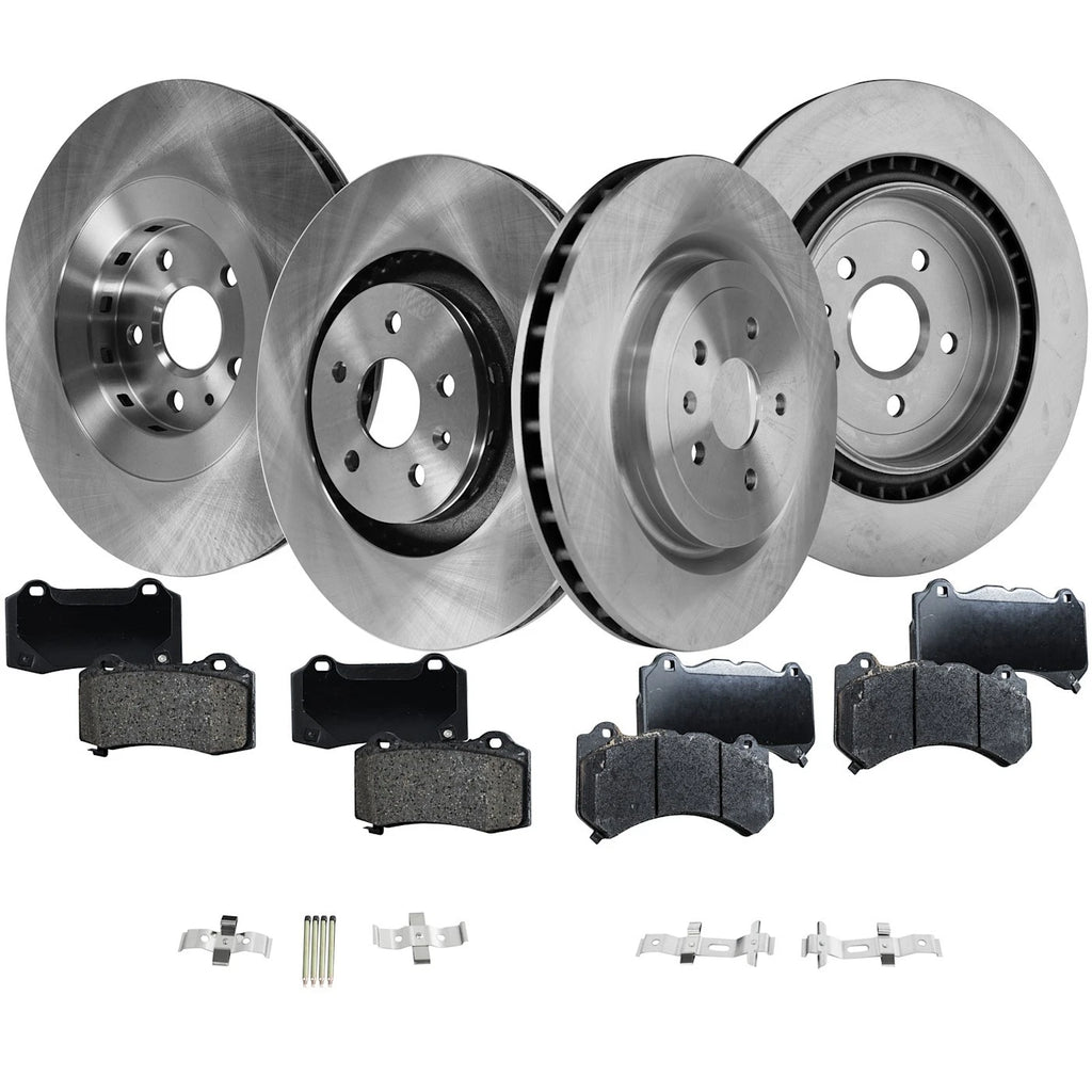 Brake Disc Rotors and Pads Kit for Chevy Camaro CTS (2009–2015)