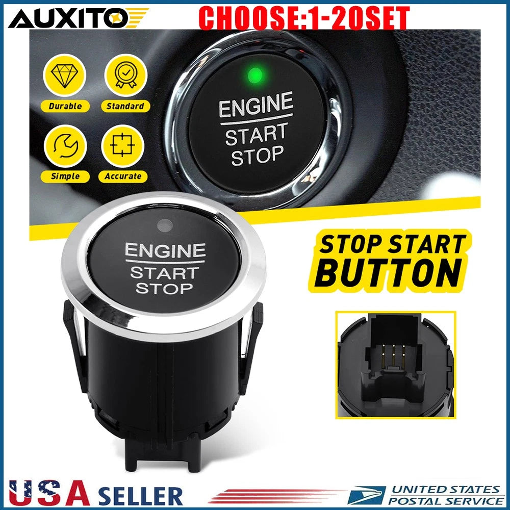 Start Stop Ignition Switch Button Assembly for Ford Edge Expedition (2015–2020)