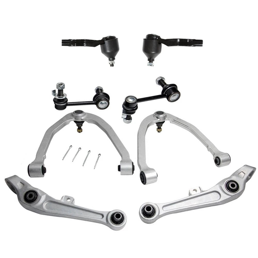 Set of 8 Control Arms with Sway Bar for Infiniti G35 (2003–2007) RWD