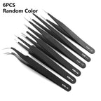 Stainless Steel Antistatic Precision Tweezers for Automotive Maintenance
