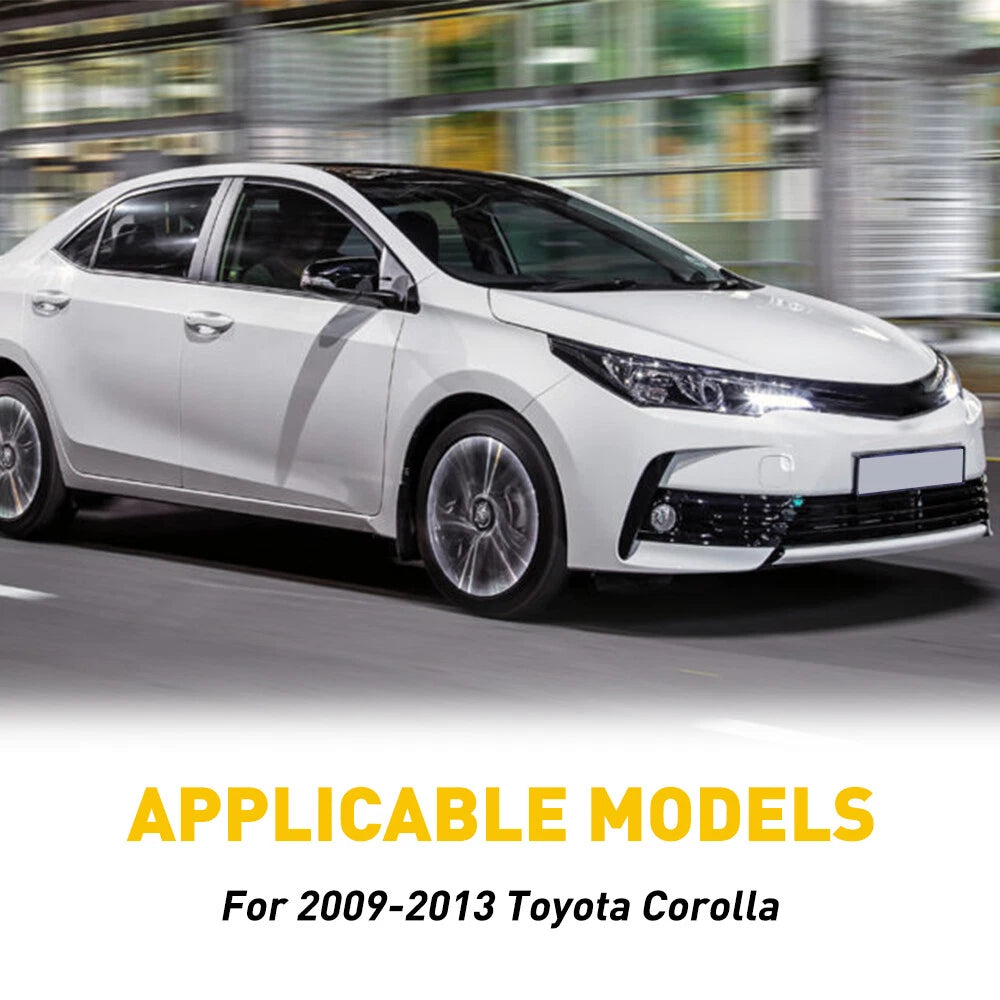 6PCS Pillar Trim Door Cover Kit for Toyota Corolla (2009–2013)