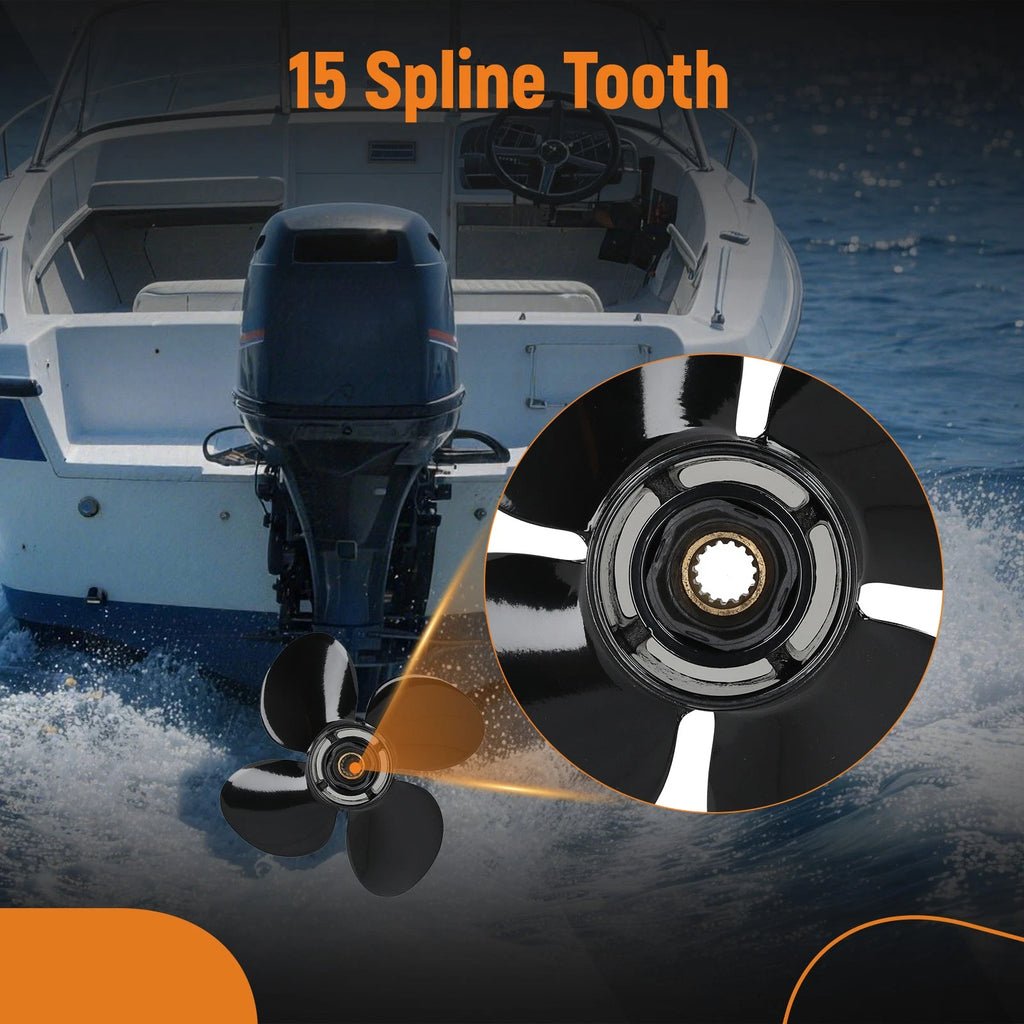 4 Blade Propeller for Mercury Outboard 75HP 90HP 115HP (13.8x13)