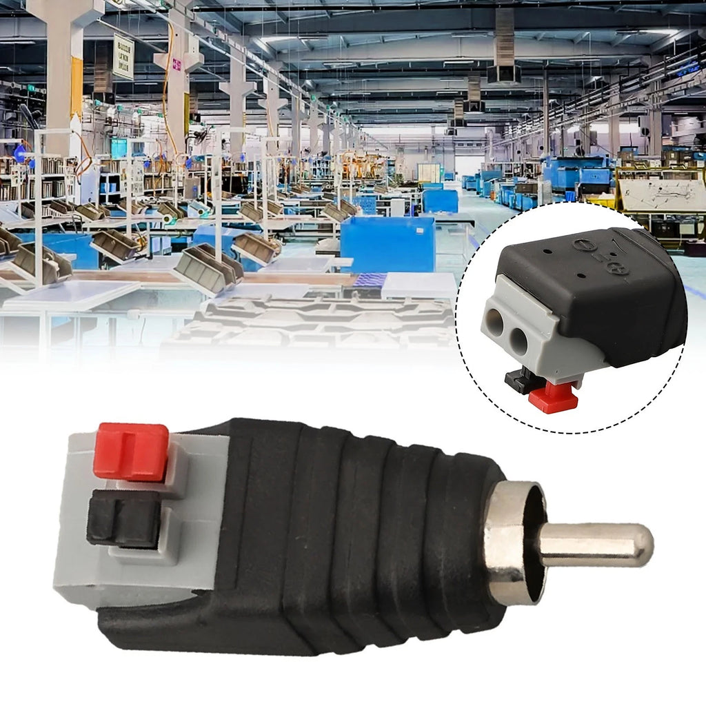 Speaker Wire AV Cable with Male Female Connector Adapter for Easy Connection