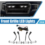 Front Grille Lights Set for Toyota Tacoma TRD PRO (2016–2022) White LED 718844543149