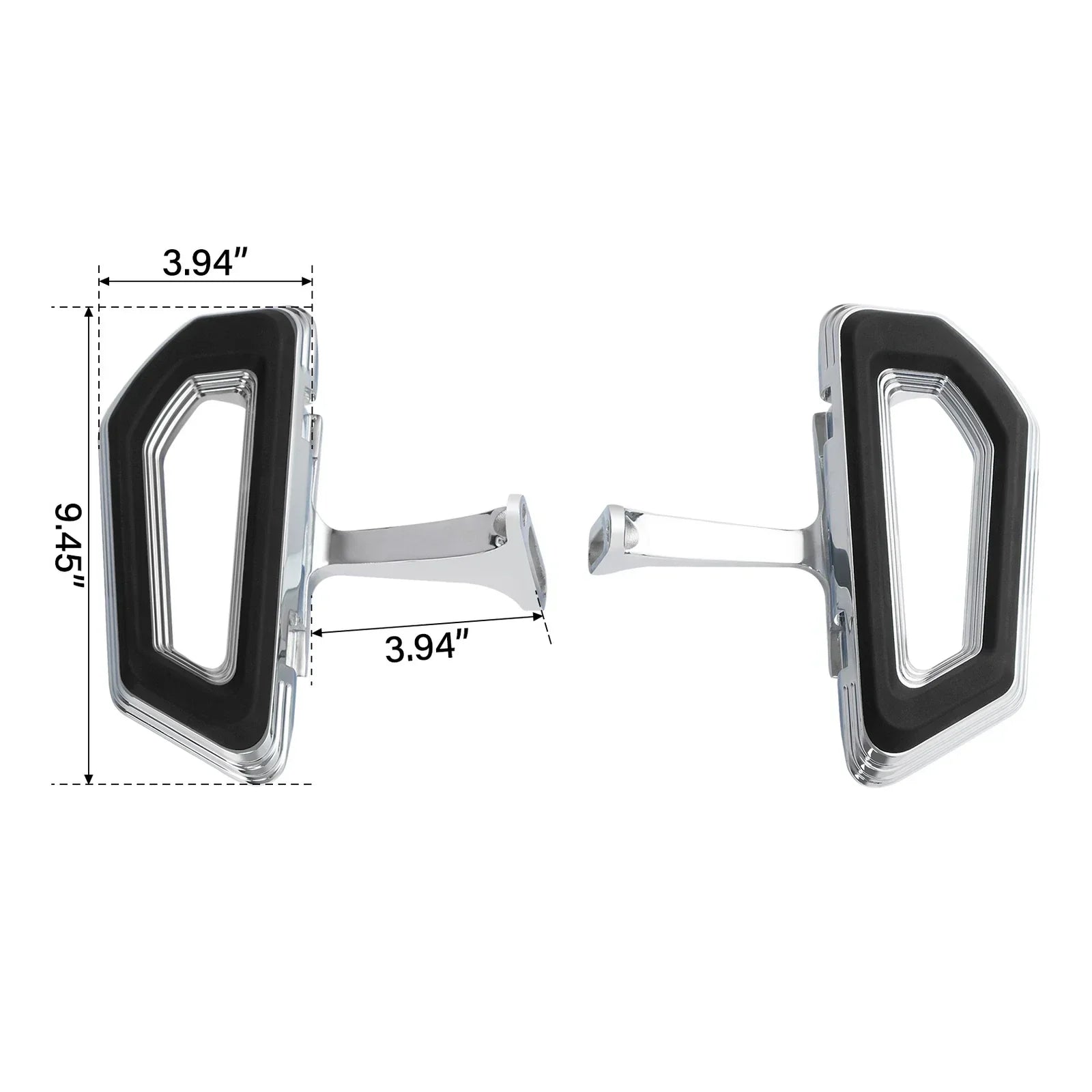 Passenger Floorboard Footboards for Harley Touring Street Road Glide