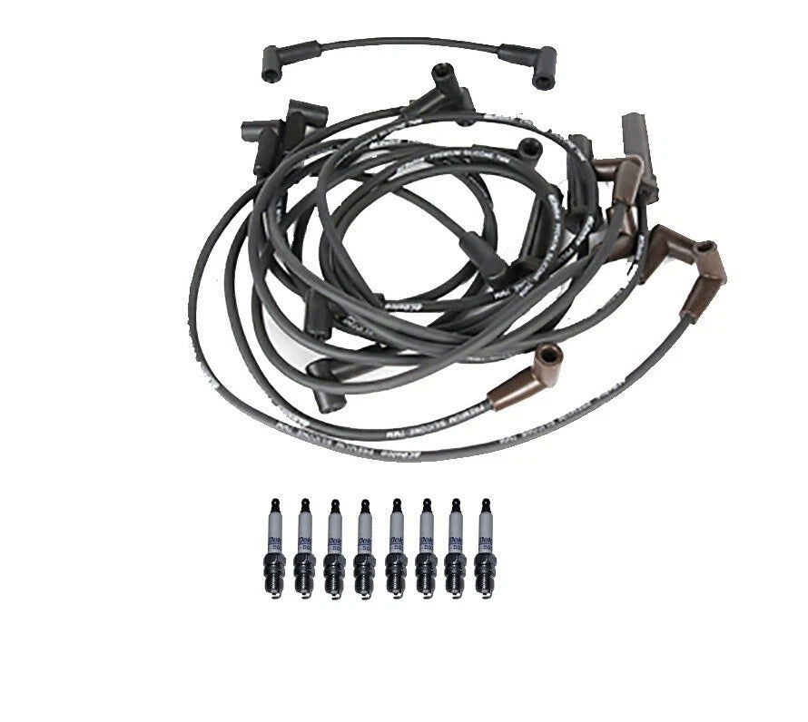 Ignition Wire Set 8 & ACDelco Platinum Spark Plugs for Chevy 5.7 (VIN 7)