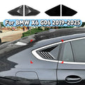 Add-On Rear Window Quarter Glass Duct Louver Vent Covers for BMW X6 G06