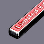 3D Red Metal Limited Edition Emblem Badge for Car (2015-2019)