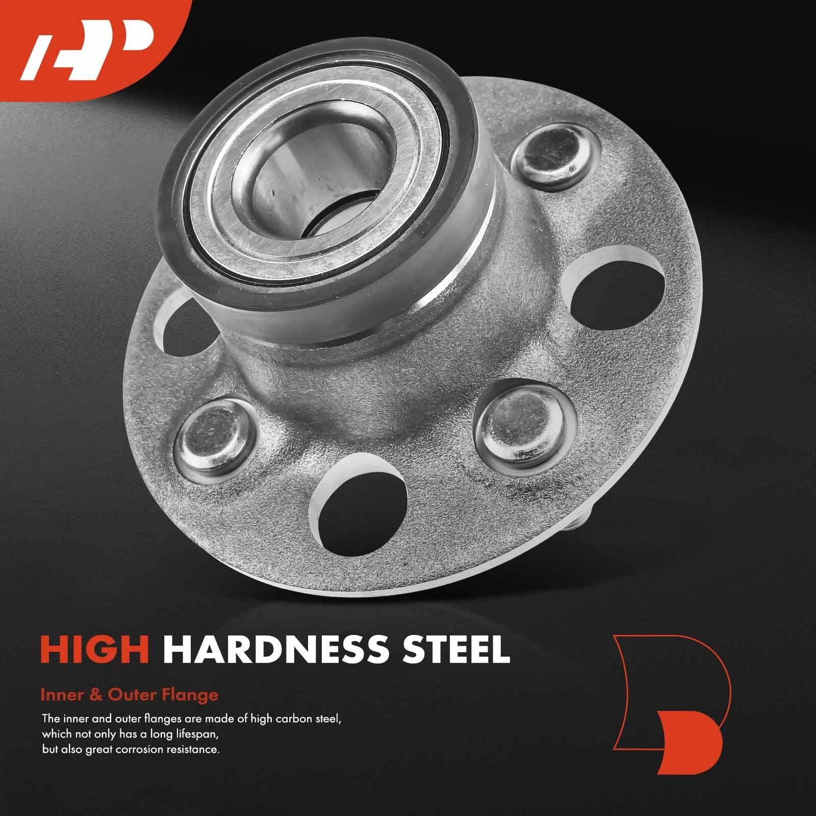 2X Rear Wheel Hub & Bearing Assembly for Honda Fit (2007–2014)