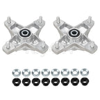 2X Front Wheel Hubs & Flange Lug Nuts for Honda TRX400EX Sportrax (2002–2008)