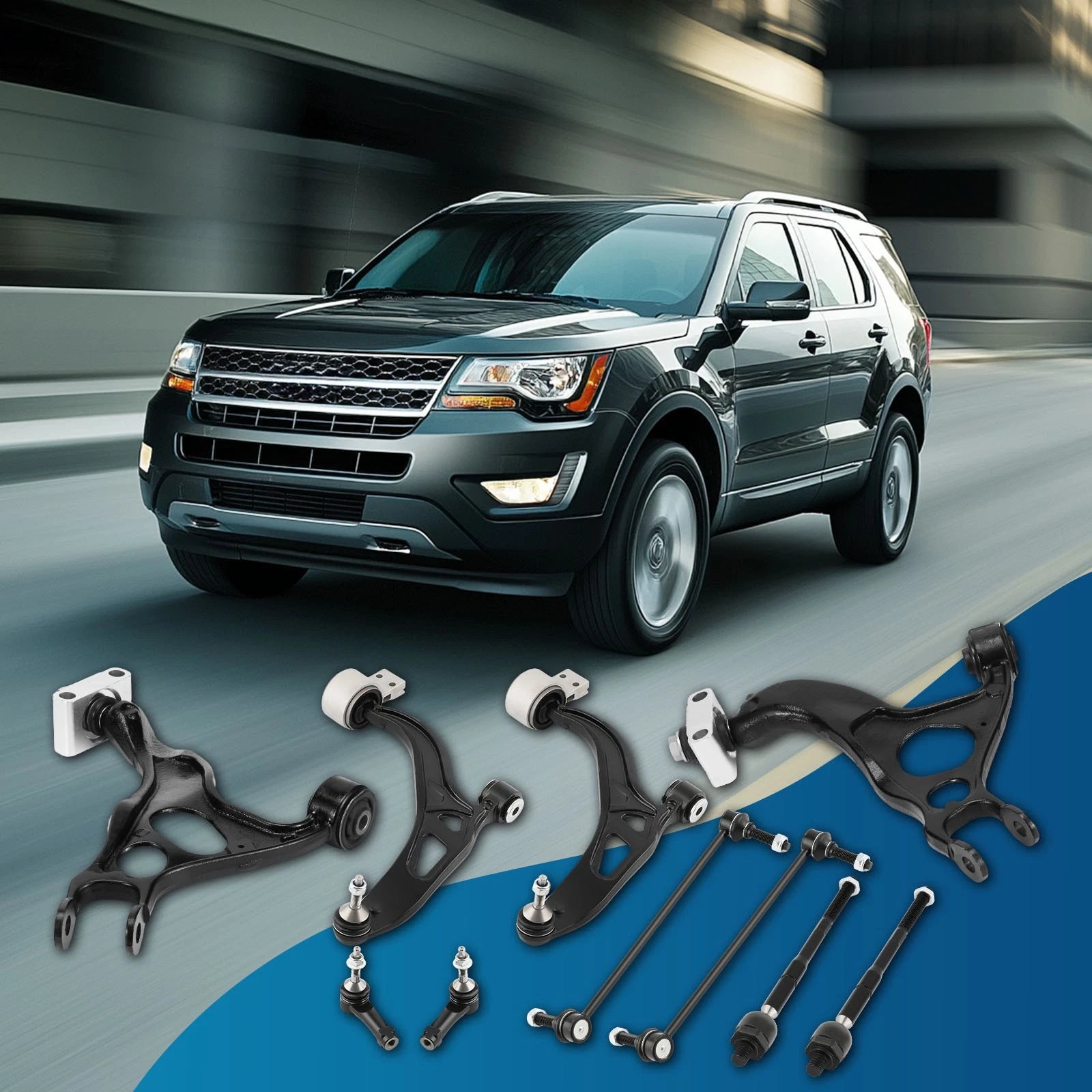 Set of 10 Control Arms for Ford Explorer (2011–2019)