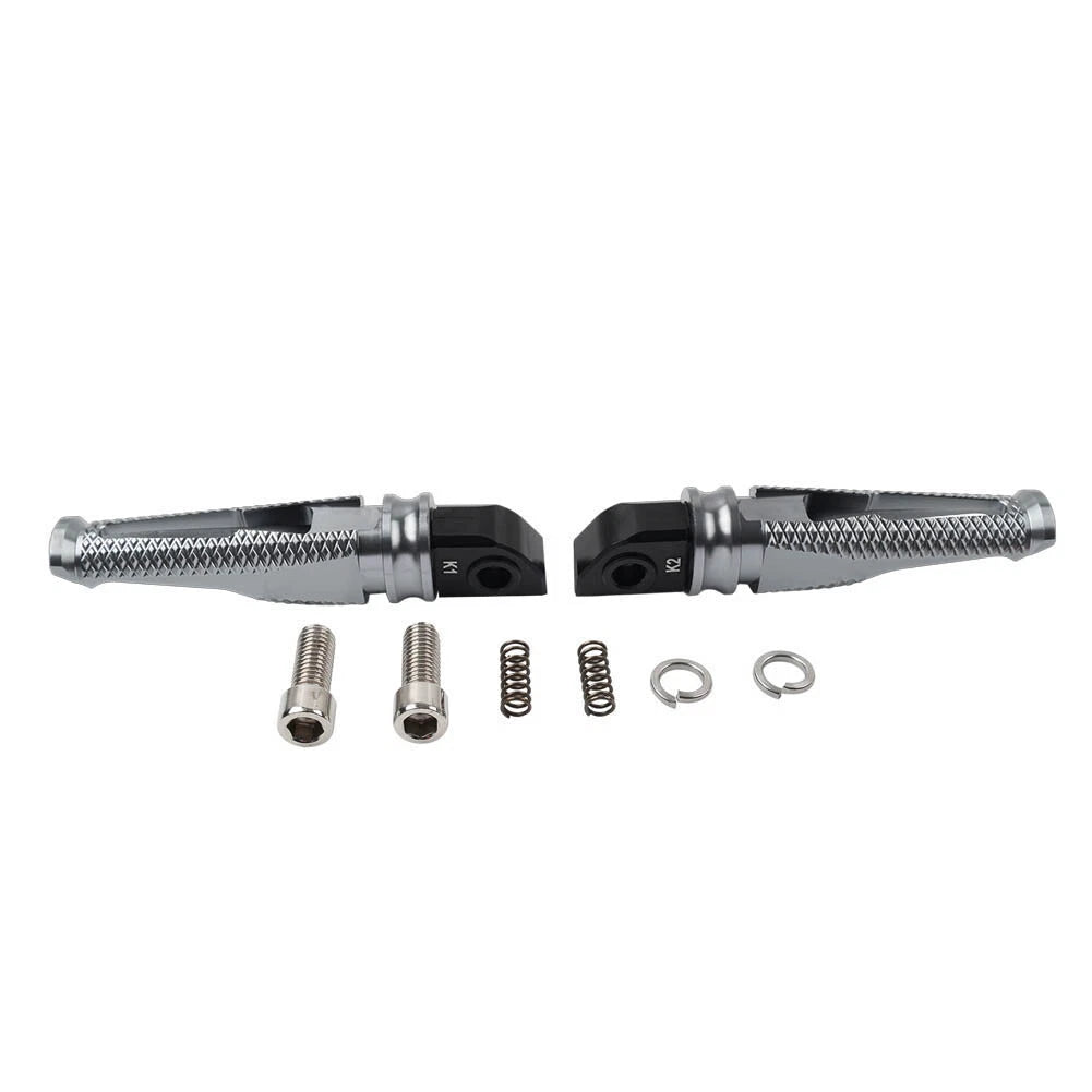 2X Rear Passenger Foot Peg Footrest for Daytona 675/R, 955i, Tiger 1050/SE/Sport