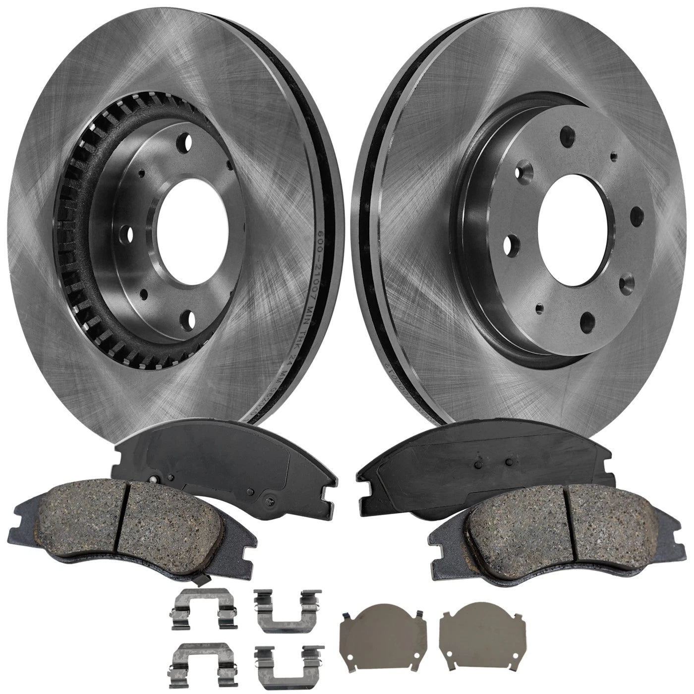 Front Brake Disc Rotors and Pads Kit for Kia Spectra5, Spectra (2004–2009)