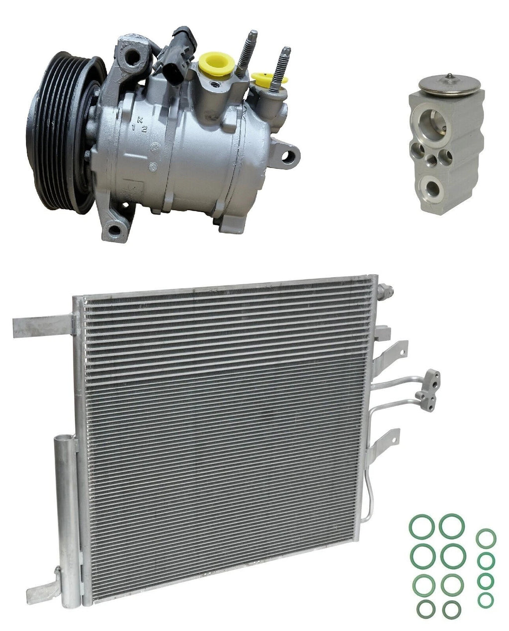 AC Compressor Kit With Condenser for Ram 1500 3.0L (2020–2020)