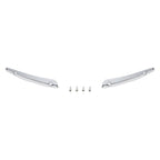 Chrome Split Windshield Trims for Harley Road Glide (2015–2023)