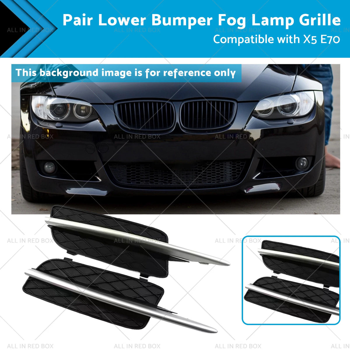 Fog Lamp Grille for BMW X5 E70 (2007–2013) 51117159594