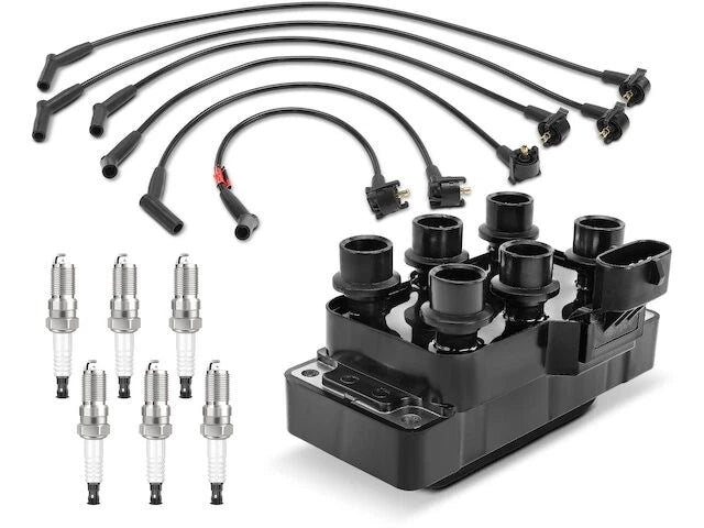 Ignition Coil Spark Plug Wire Set for Mazda B3000 (1998–1999) YT758BV