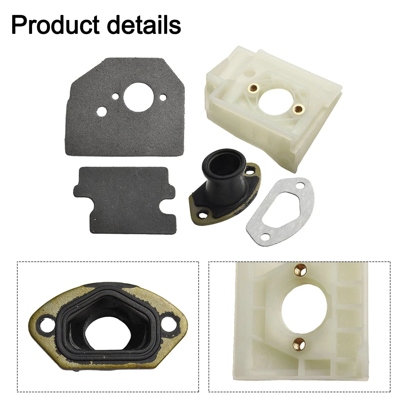 5 Pcs Bracket Gasket Carburetor Kit for Chinese Chainsaw (52CC 5800)