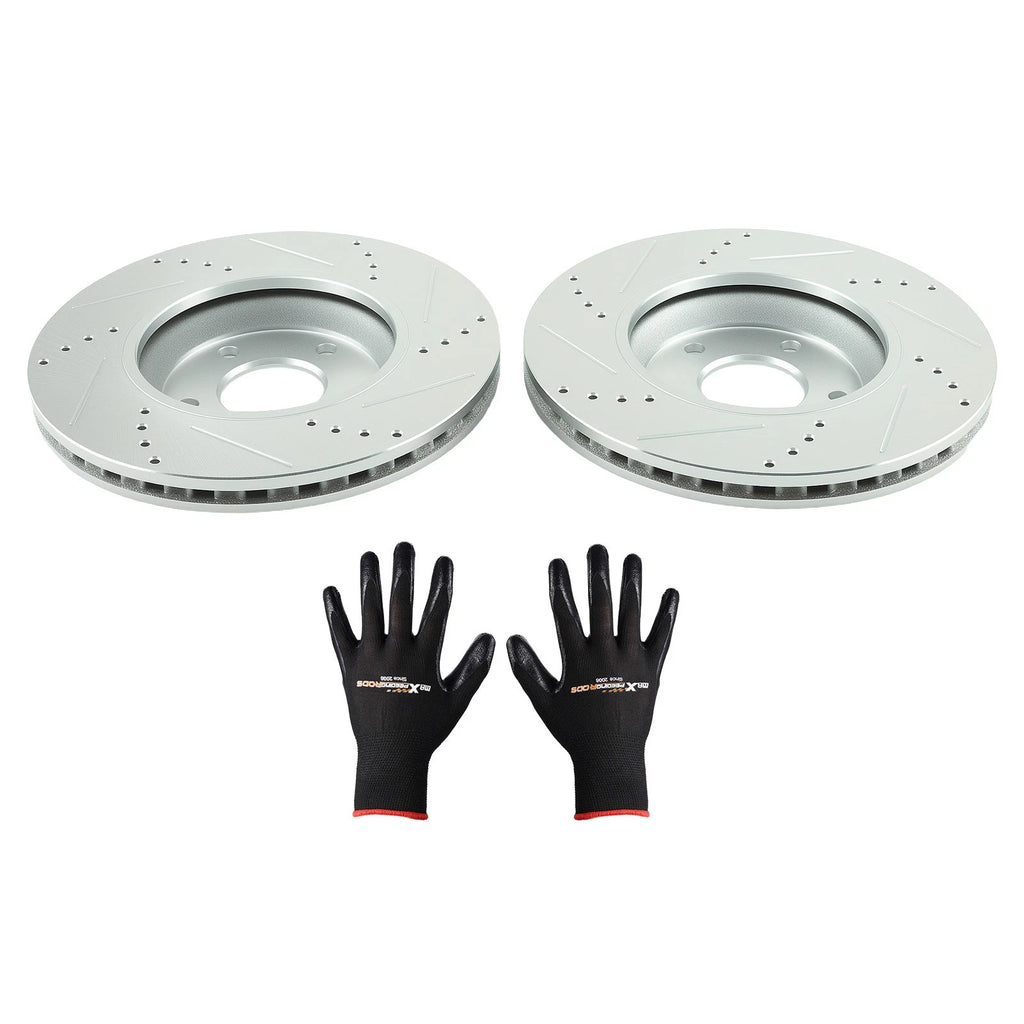 Set of 2 Front Disc Brake Rotors for Chevrolet Cobalt/HHR (2005–2010) S-55093