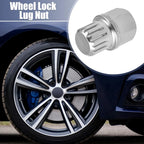 Solid Auto Anti Theft Wheel Lock Lug Nut Screw Removal Key for BMW