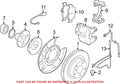 Set of 4 Rear Disc Brake Pads for BMW (OEM 34206799813)