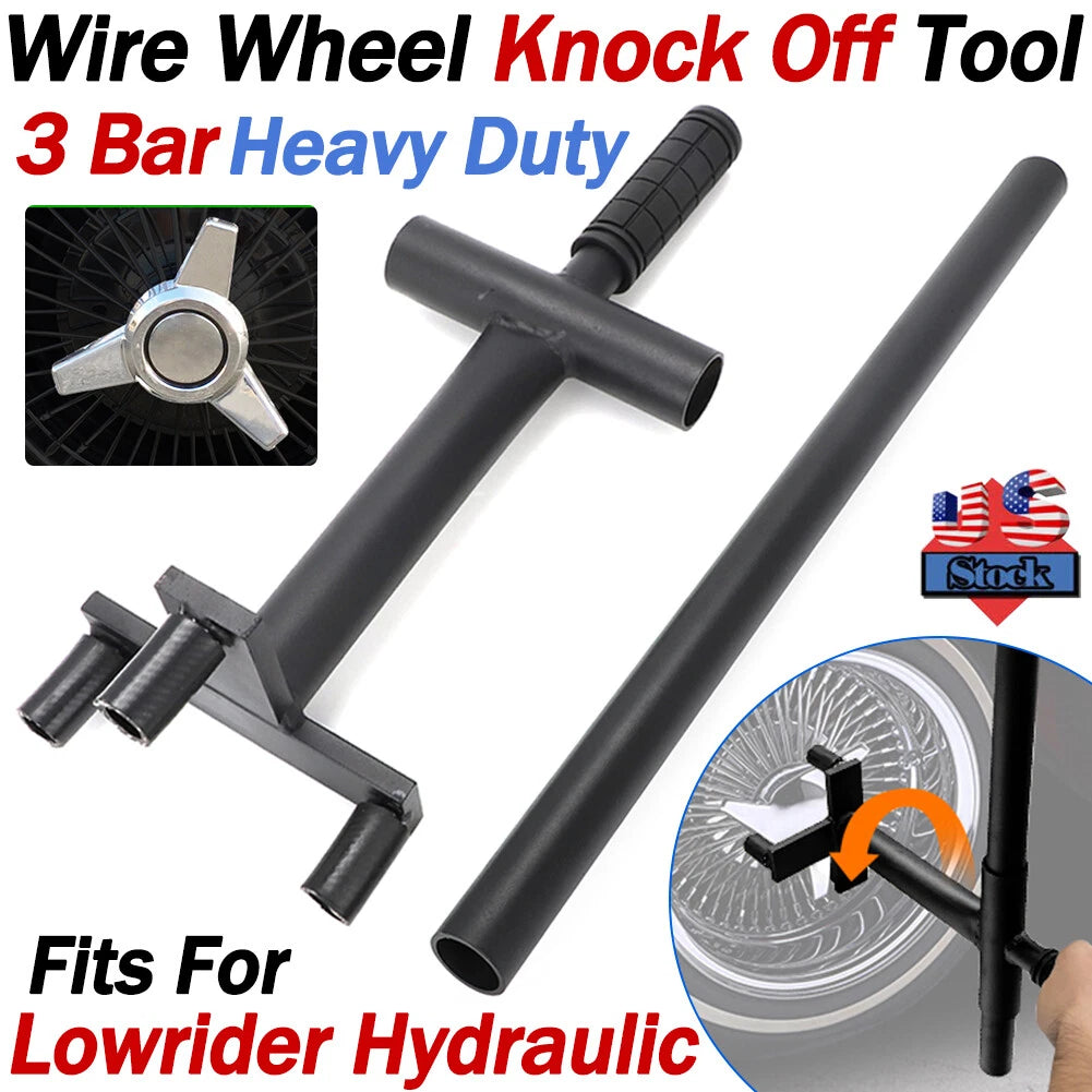3 Bar Knock Off Tool Wrench for Dayton Zenith Luxor & Chinas (Lowrider)
