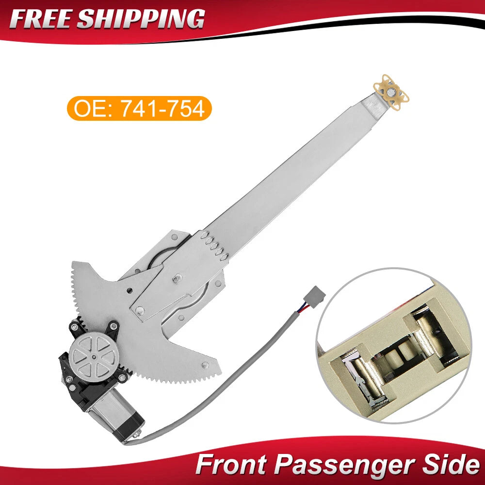 Front Right Power Window Regulator w/ Motor for Ford F150 F250 F350 F450 (2004–2008) 741-754