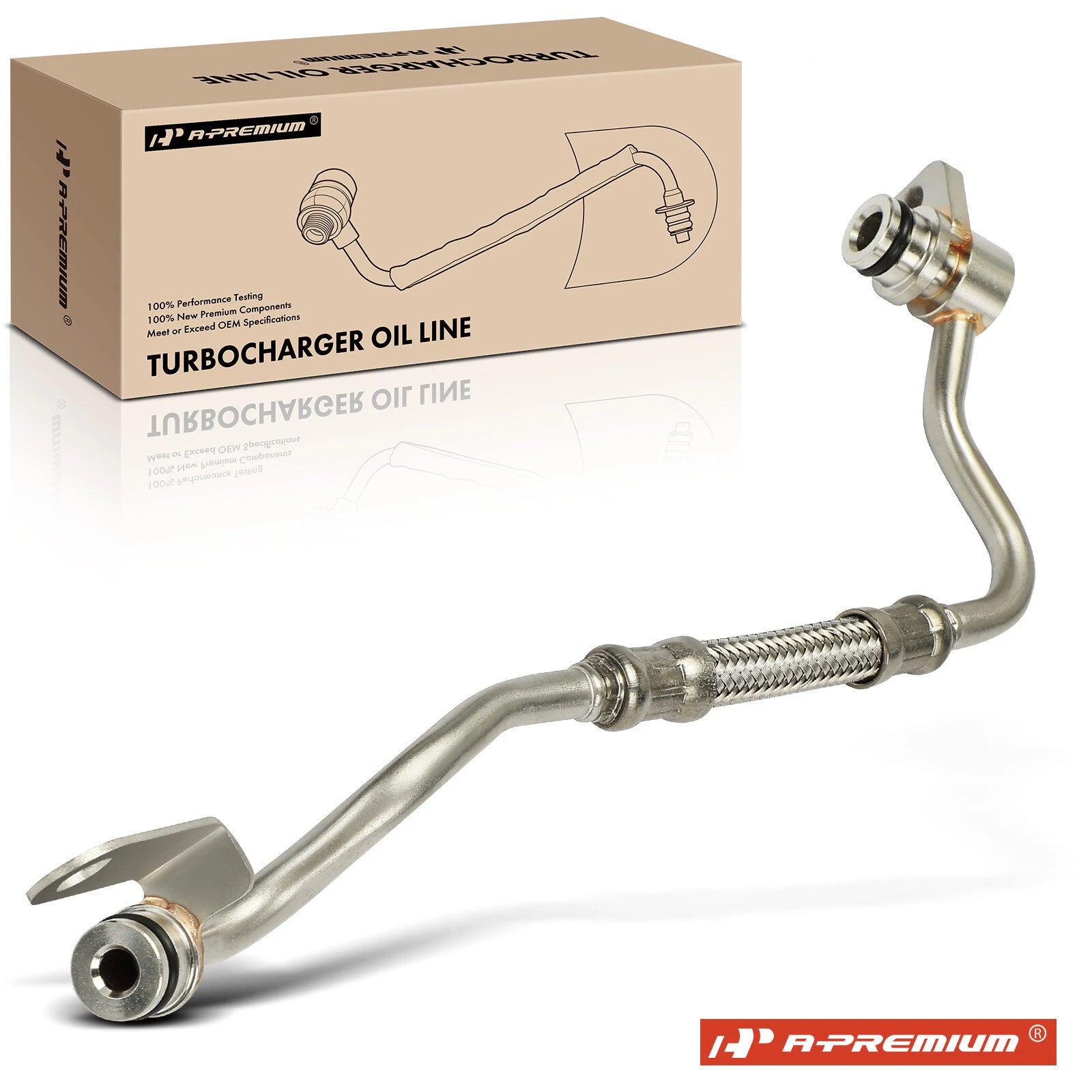 Turbocharger Oil Line for BMW 135i 335i 335xi 535i 740i (2007–2013)
