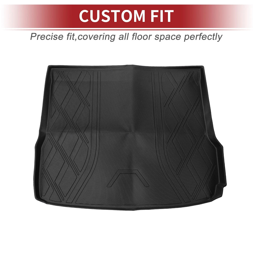Cargo Liner Rear Trunk Mat for Audi Q5 (2009–2017) Diamond Pattern
