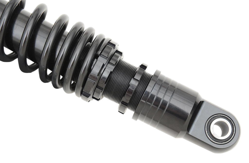 Premium Ride-Height Adjustable Shocks for Drag Specialties (Black)