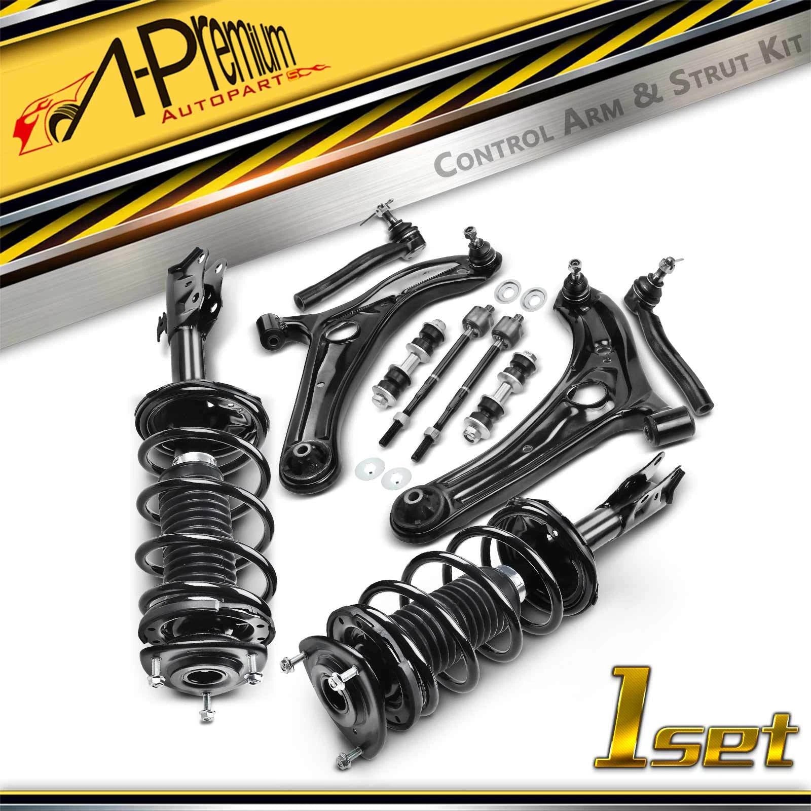 Strut & Coil Spring Control Arm Kit Front for Toyota Echo (2004–2005)