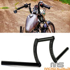 1" Black Handlebar Drag Z Bar for Harley Dyna Softail Sportster