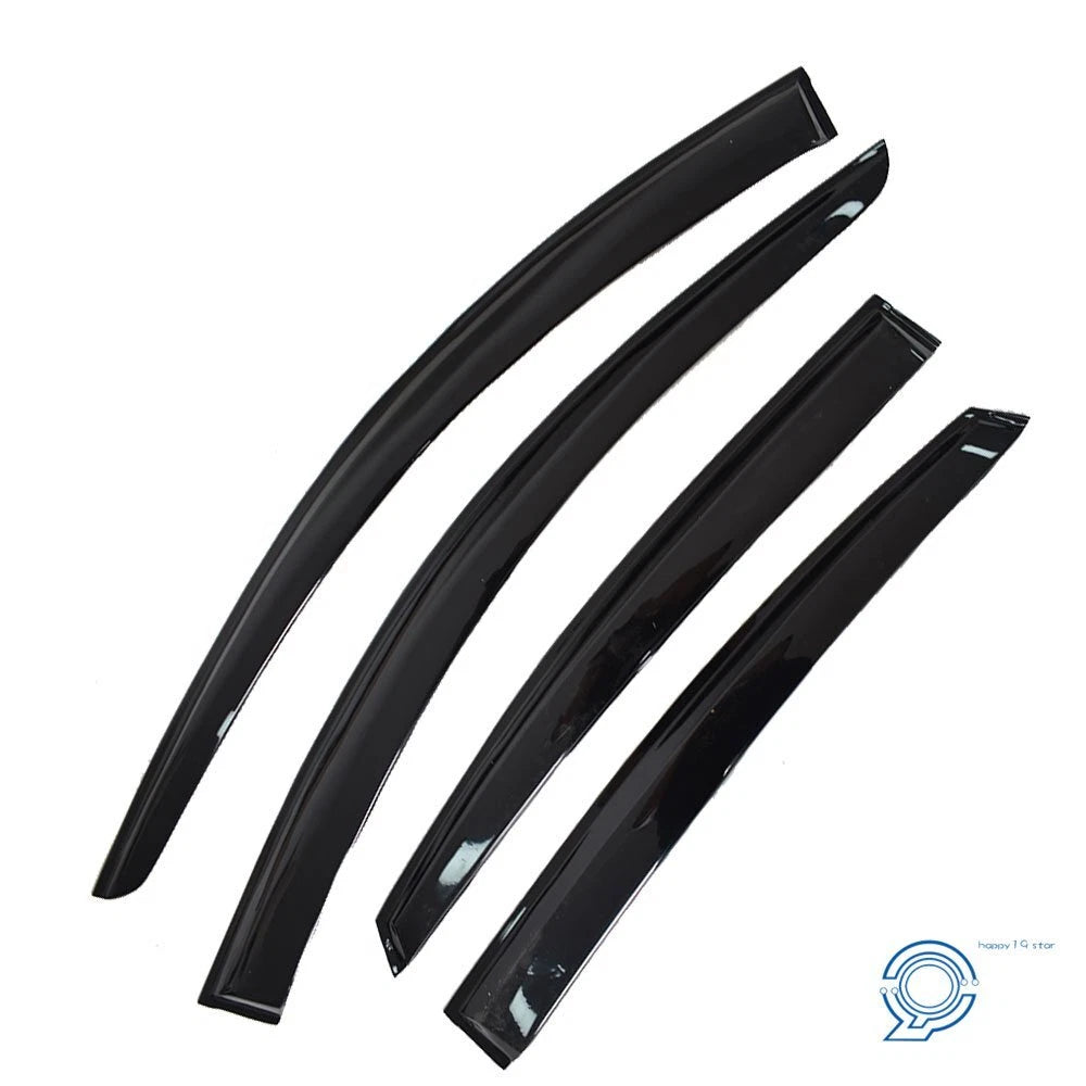 Set of 4 Window Visors for Nissan Altima (2013–2018) ABS Smoke Tint