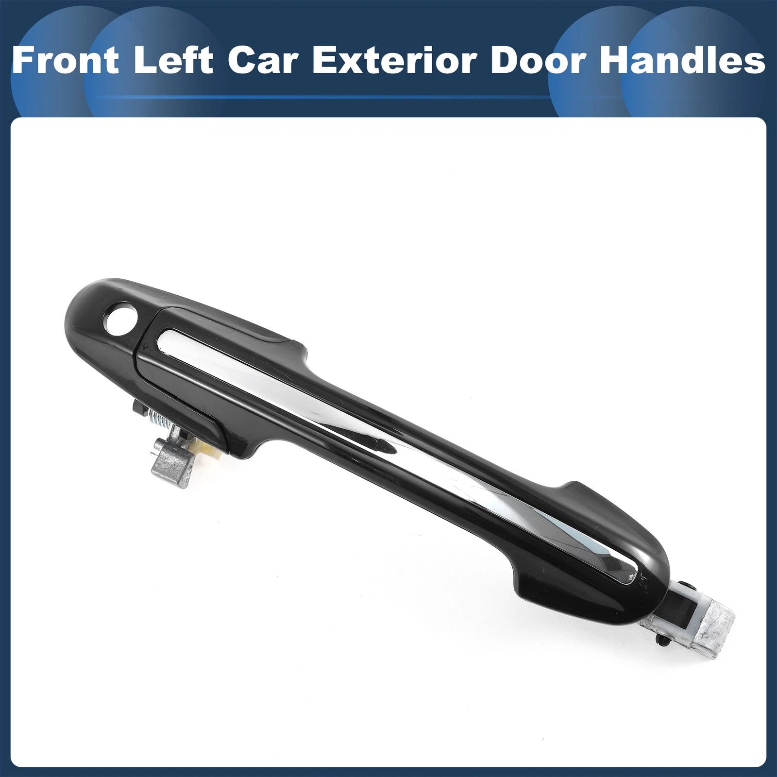 Front Left Door Handle No. 72180SDET01 for Honda Accord  Silver Tone