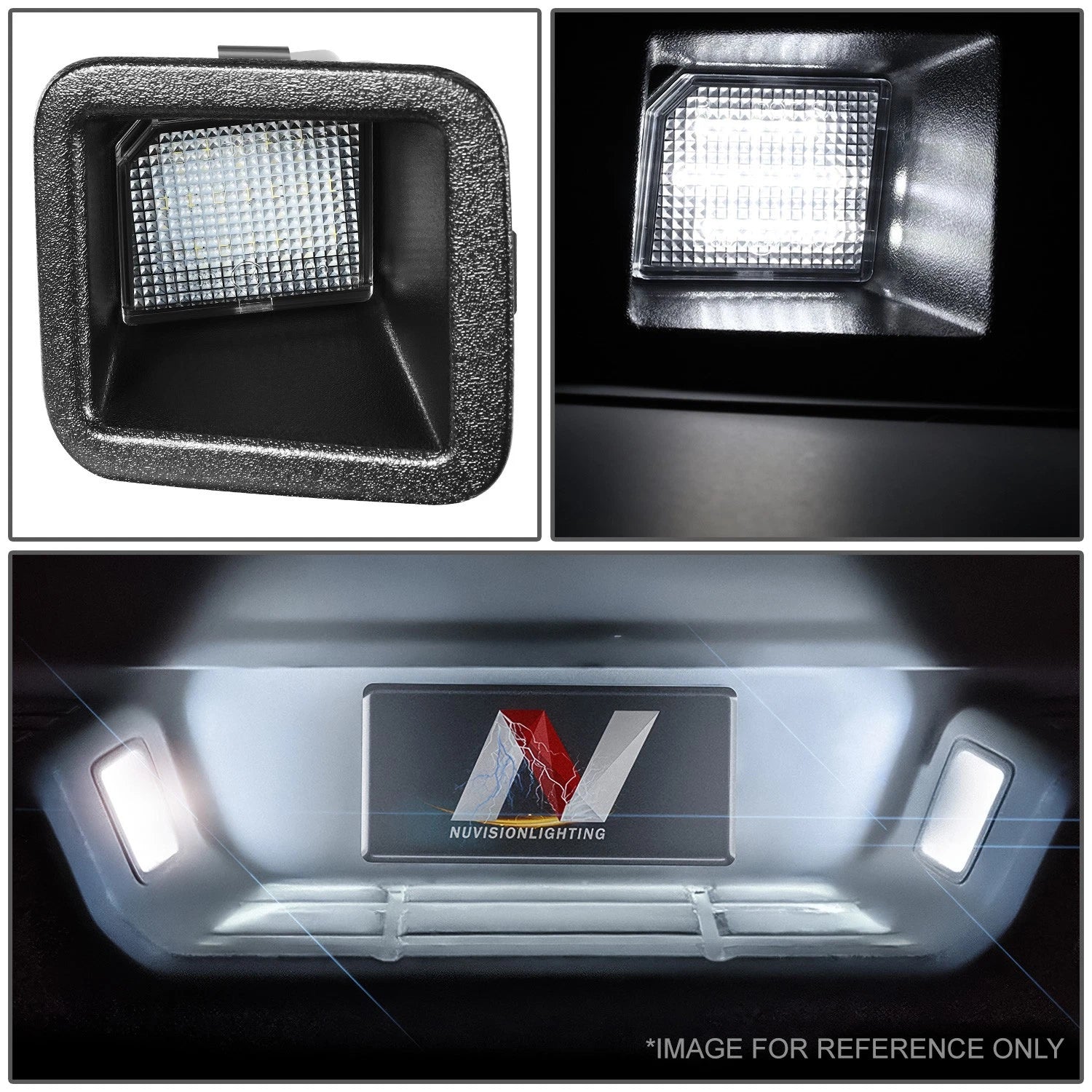 LED License Plate Lights for Ford F-250/350/450 Super Duty (2017–2022)