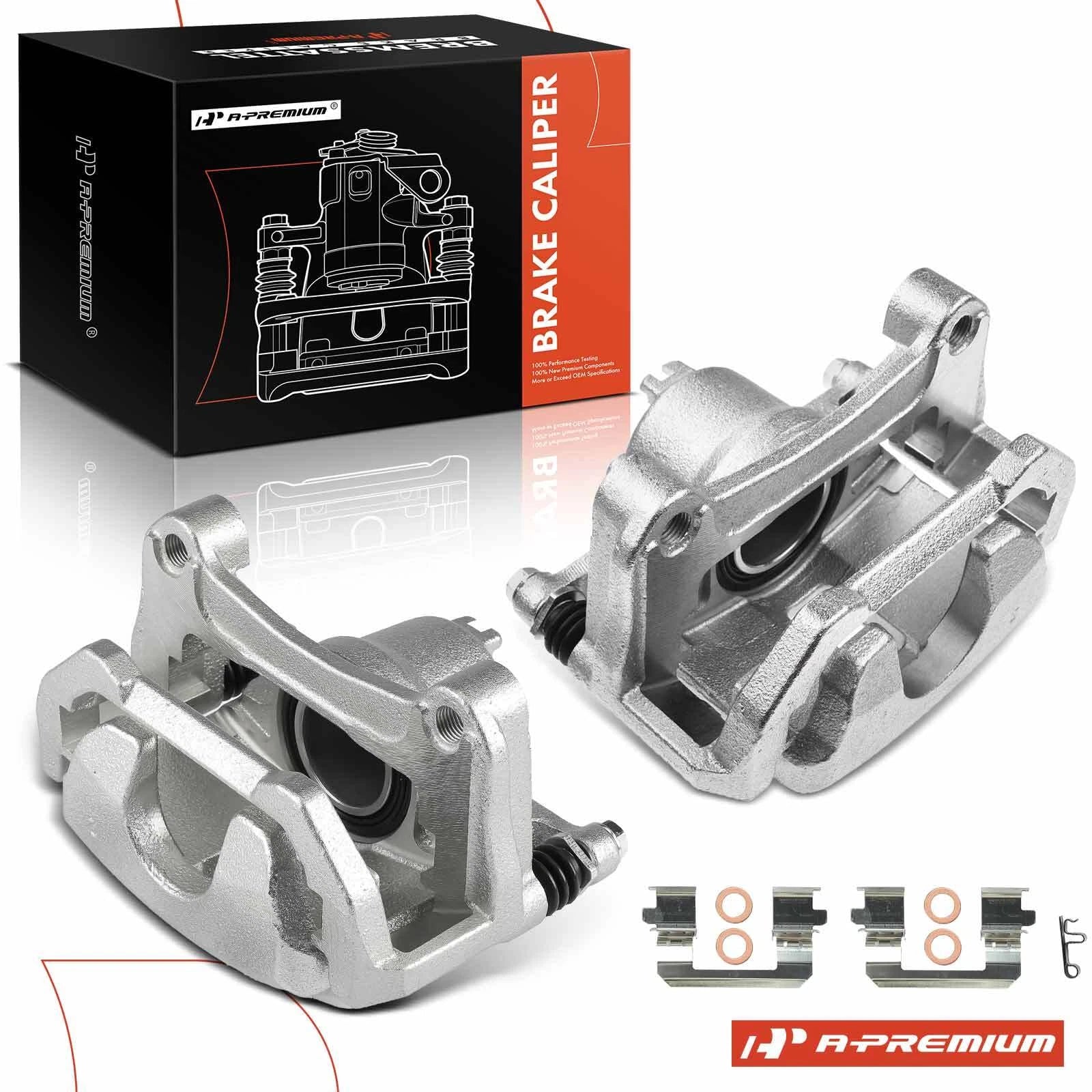 Pair Front Disc Brake Calipers for Nissan Maxima Sentra 