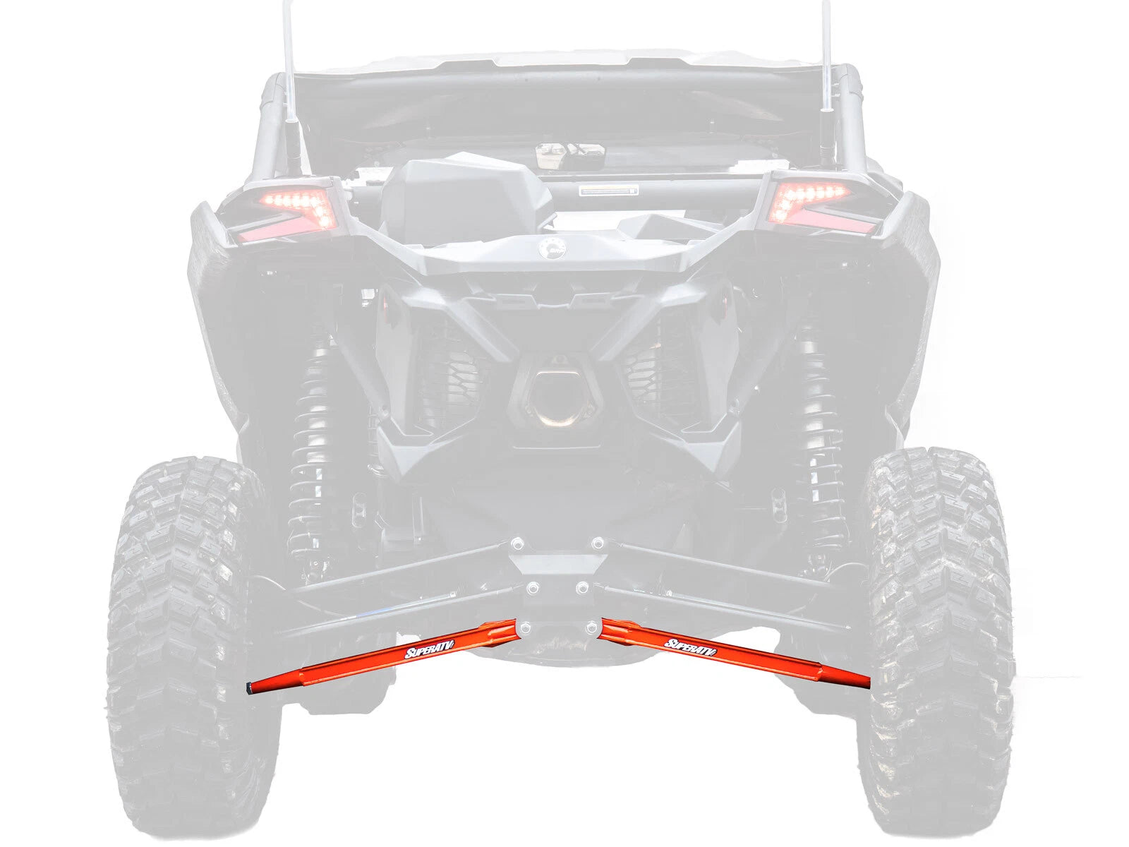 Boxed Rear Lower Radius Arms for Can-Am Maverick X3 (2017–2023) - Red