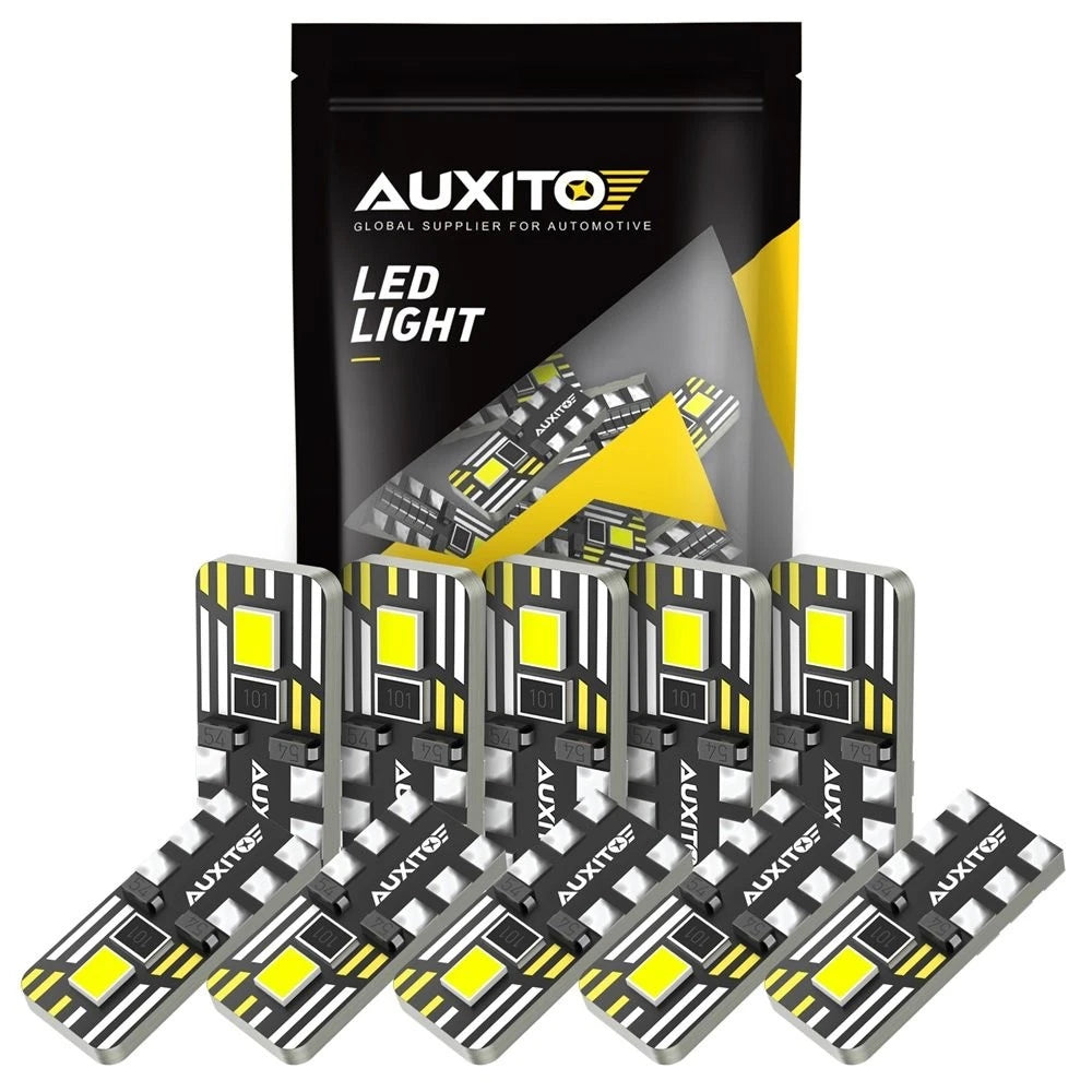 Auxito 168 194 2825 LED Bulbs for Various Vehicles (T10)