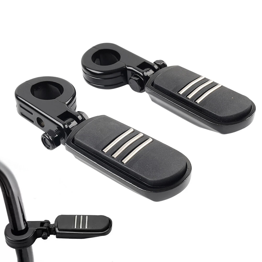 1.25" Engine Bars Foot Pegs for Harley Electra Glide, Street Glide, Road King