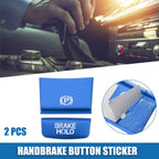 2X Handbrake Button Sticker for Honda HRV (2016–2020) Blue