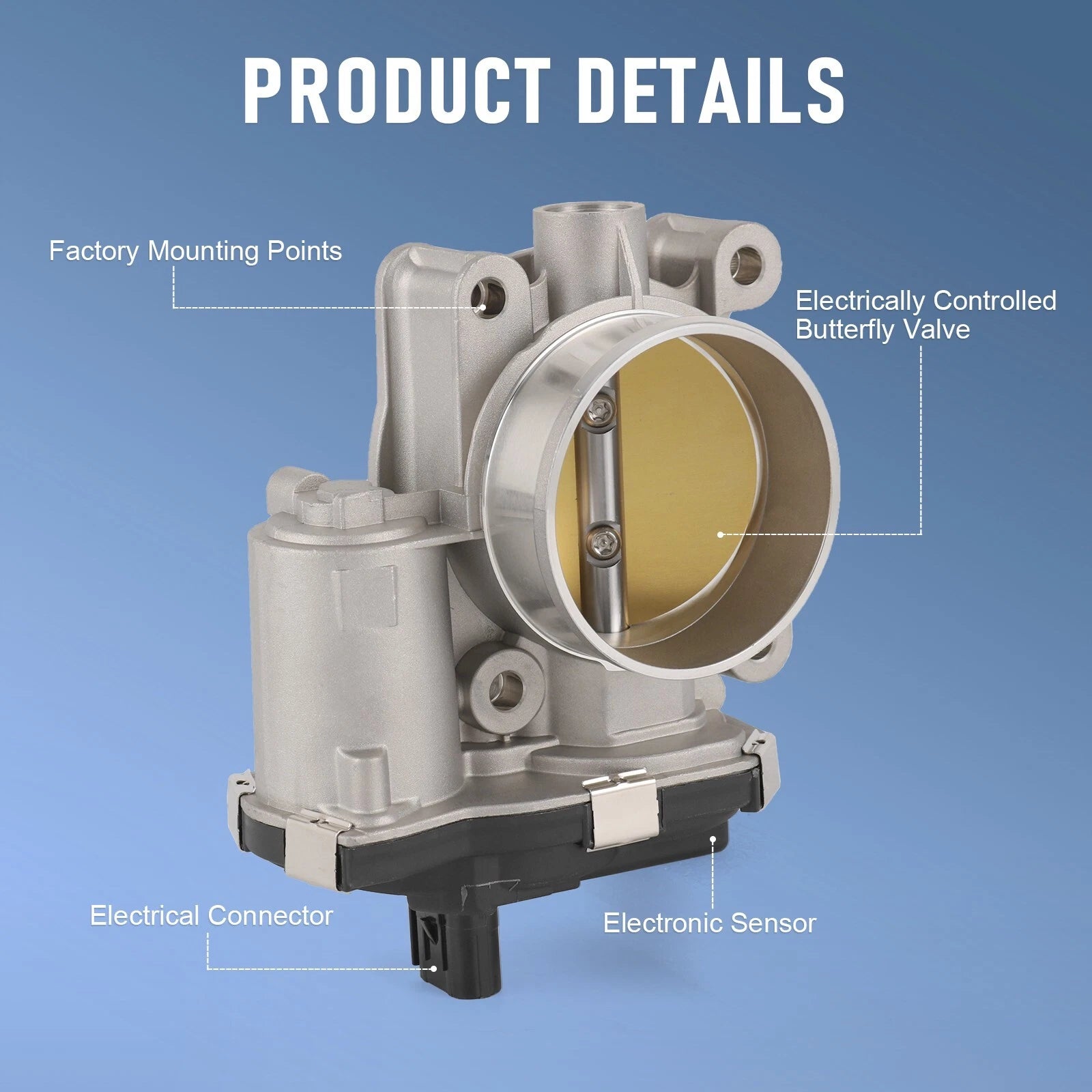 Throttle Body for Chevrolet Equinox Malibu Impala Buick Regal GMC Terrain (2010–2017)