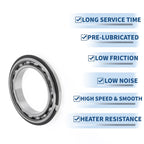 Deep Groove Ball Bearing 6912NR for Scooter Skateboard Wheel (P0 60x85x13mm)