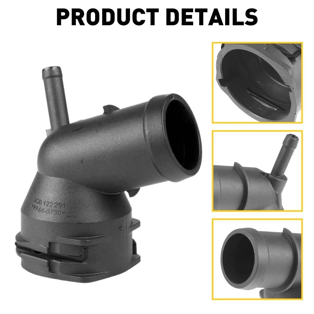 Upper Radiator Coolant Pipe Hose Connector for Volkswagen Beetle Jetta Passat CC