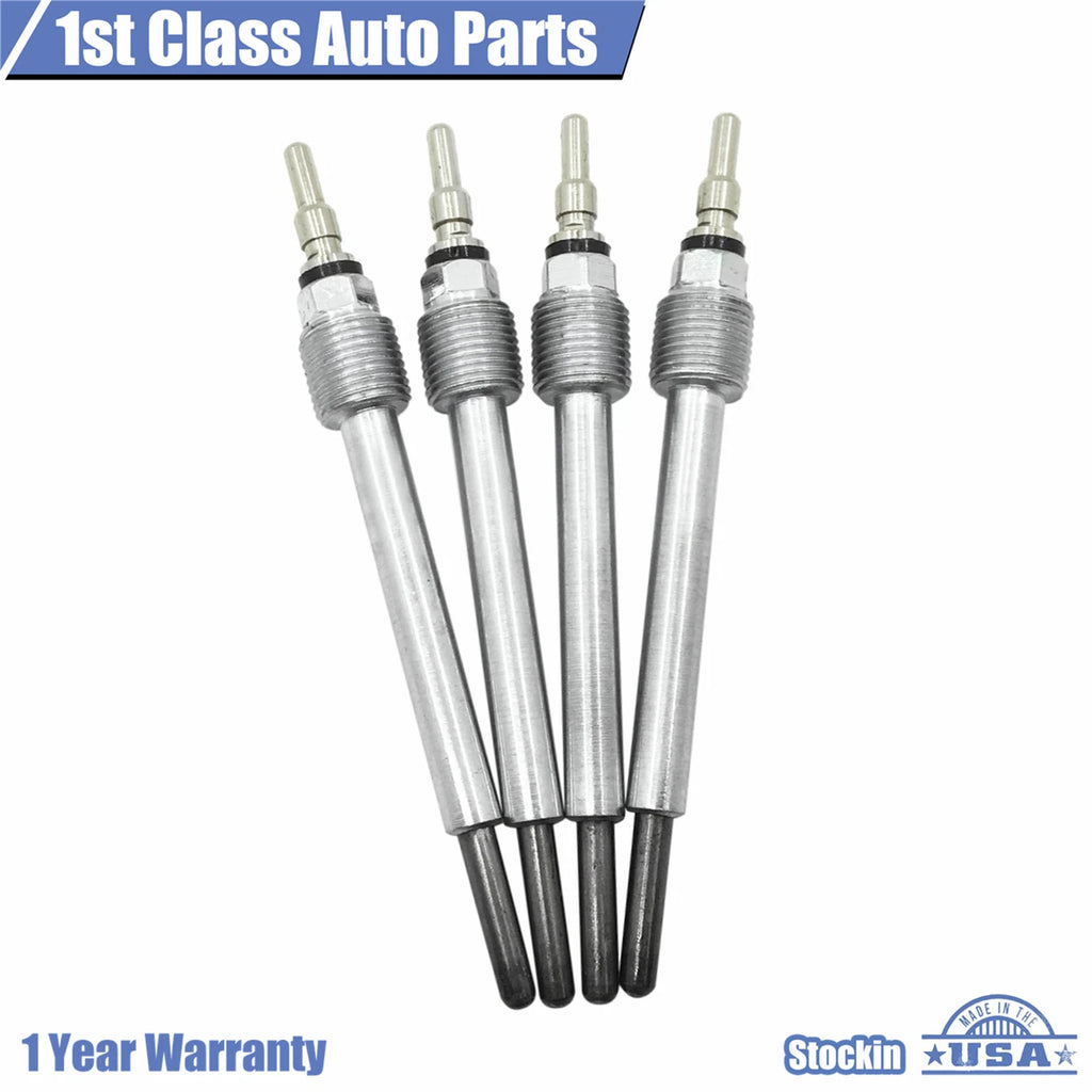 Set of 4 Diesel Glow Plugs for Ford Pickup Van Excursion (2004–2010)