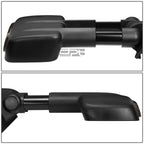Set of 2 Power Heated Smoked Signal LED Towing Mirrors for Silverado/Sierra (2014–2020)