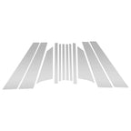 12x Door Pillar Window Trim Silver for BMW 2-Series (2016-2019)