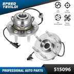 Front Wheel Bearing Hub Pair for 4WD GMC Silverado 1500 (2007–2013)