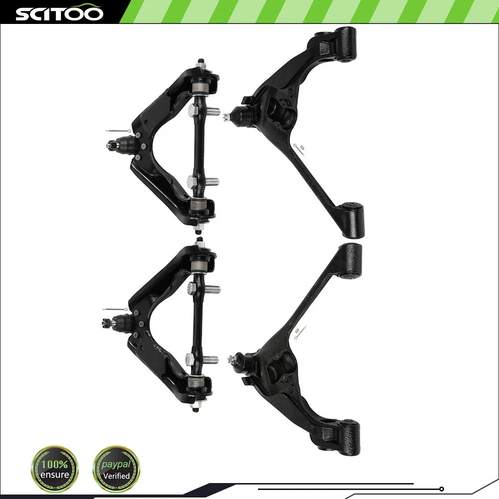 Set of 4 Front Control Arm Ball Joints for Dodge Dakota/Durango (2000–2004)