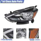 Left Driver Side Halogen Headlight for Nissan Sentra (2016-2018)