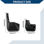 Set of 4 Mud Flaps Splash Guards for Toyota EZ (2011–2015)